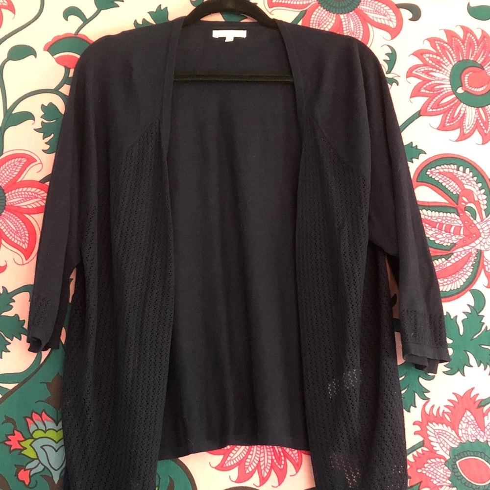 Maurices 3/4 sleeve open front sweater